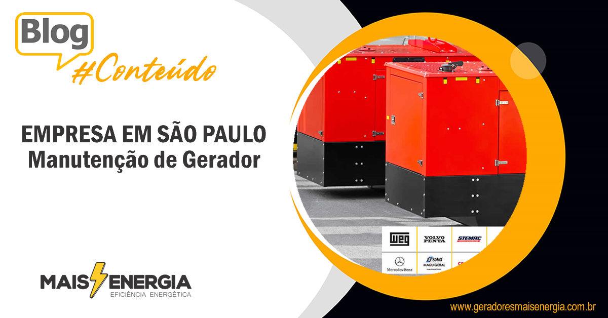 Empresa de Manutenção de Geradores em SP